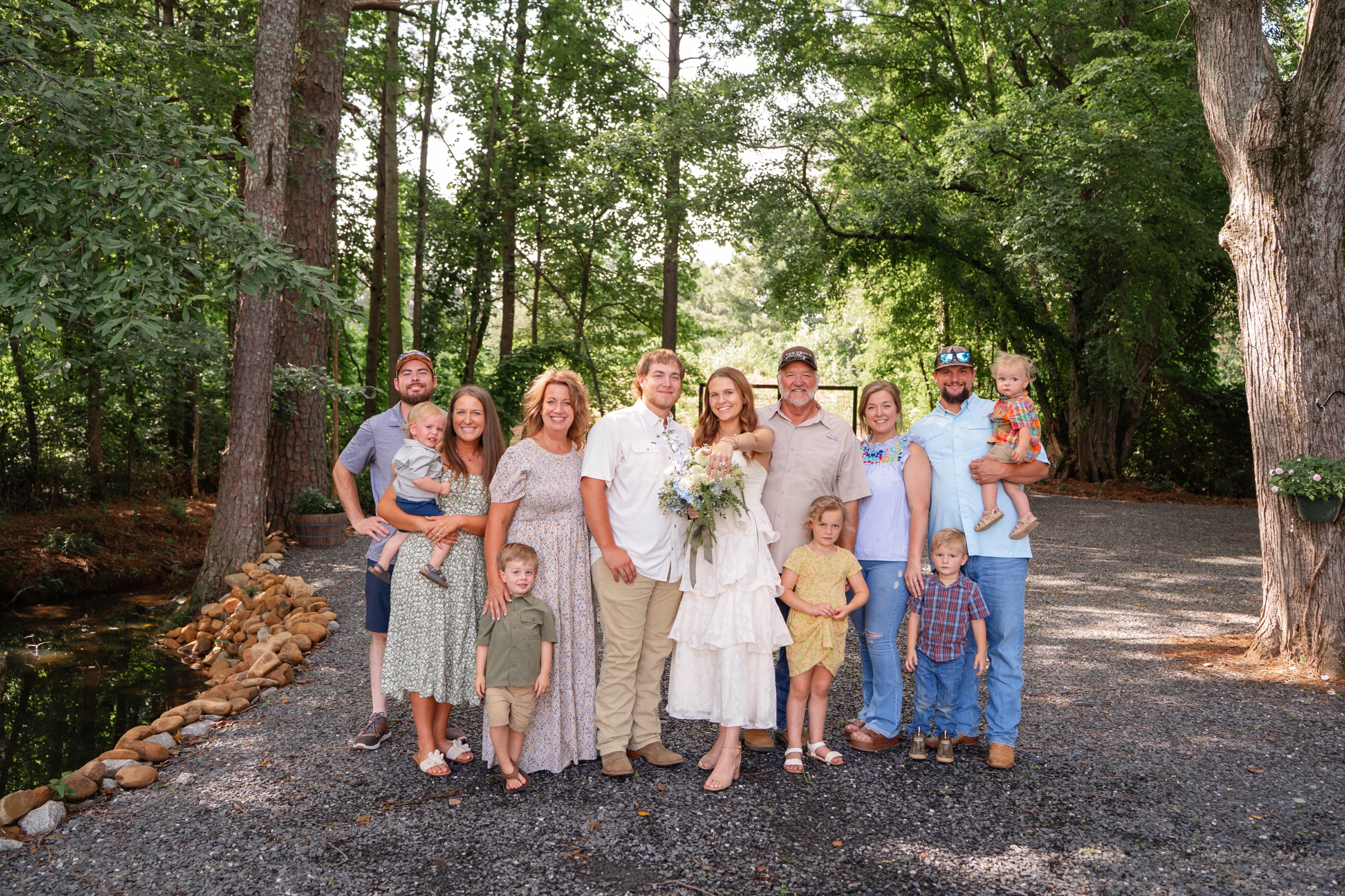 The DeFoor family at The Grove